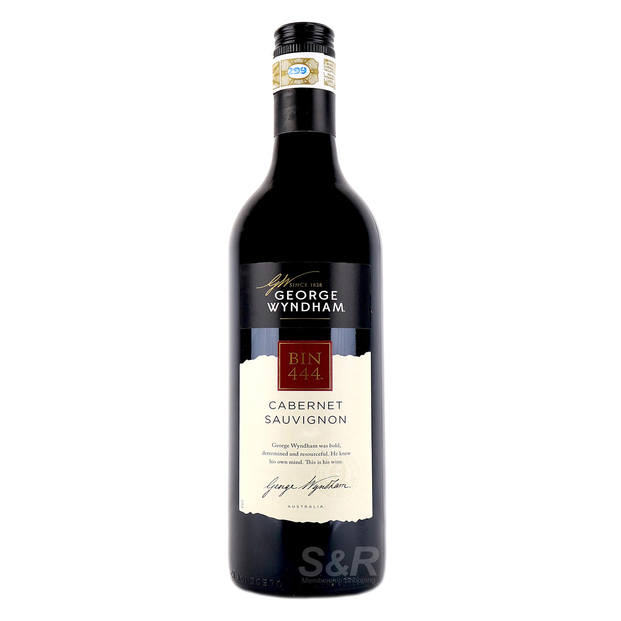 George Wyndham Bin 444 Cabernet Sauvignon 750mL George Wyndham Bin 444 Cabernet Sauvignon 750mL